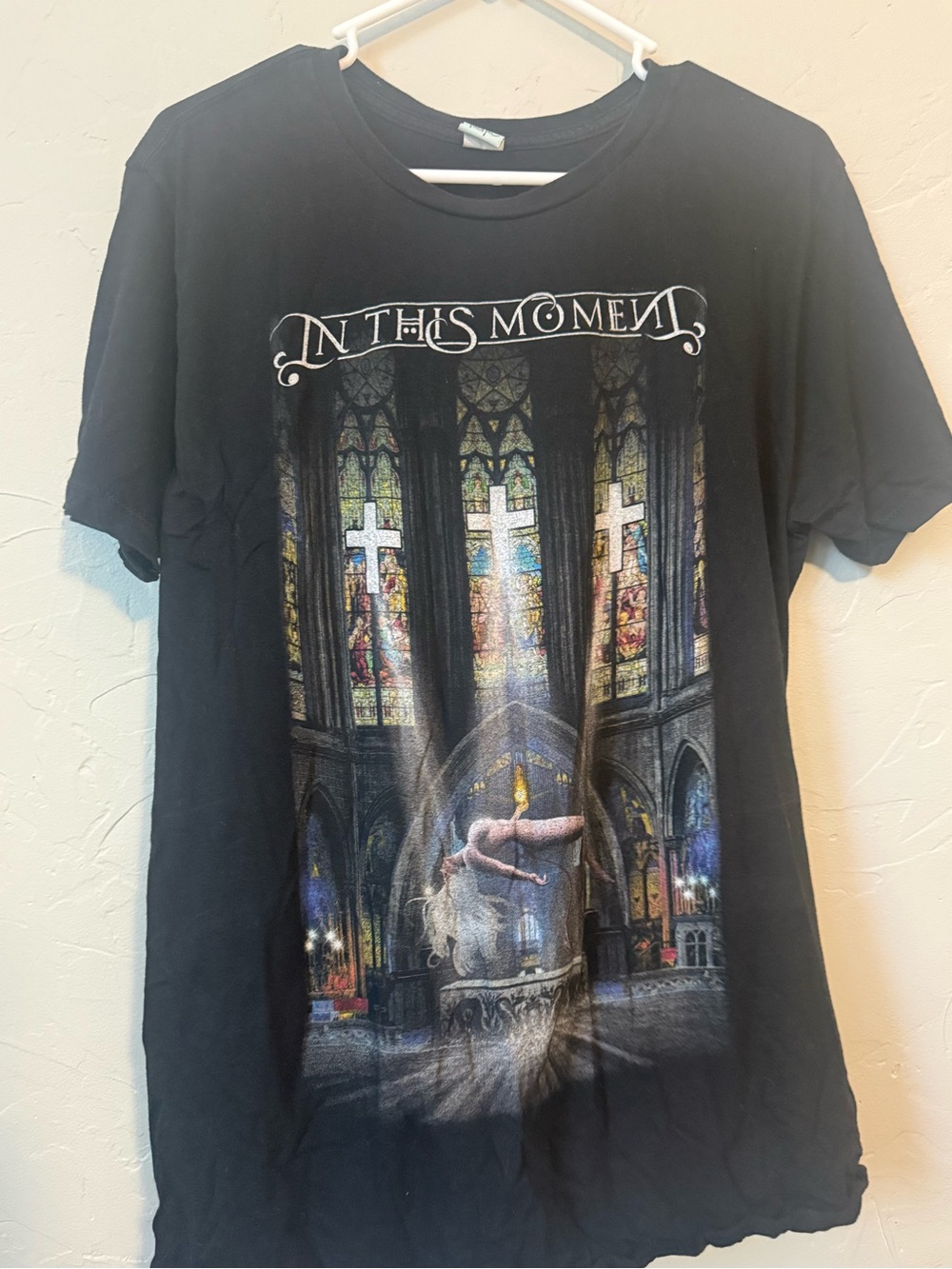 In This Moment Metal Band T-shirt Black Pacific Size Large VG